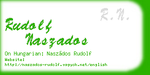 rudolf naszados business card